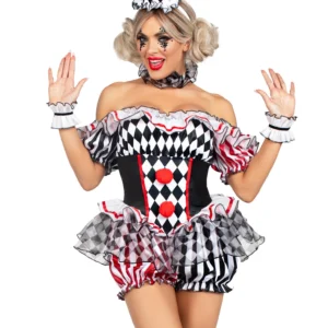 Disfraz Sexy para Mujer Harlequin. - Image 4