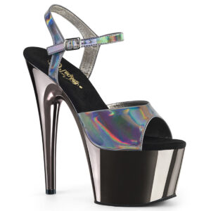Zapatilla Pleaser Adore Negra Holográfica. - Image 1