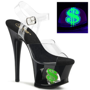 Zapatilla Pleaser Moon Negra Dolar - Image 1